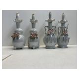 LIPPER & MANN CREATION - TWO SETS OF CRUETS W/