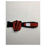 25 POUCHES NEW RED/ BLACK, VELCRO CLOSURE GREAT