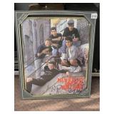 18X22 FRAMED NEW KIDS ON THE BLOCK POSTER