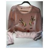 SOFT HOLIDAY TIME XXL PINK SWEATER