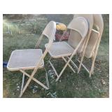 4 FOLDING CHAIRS