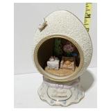 PEACEFUL MOMENTS EGG 4.9" NIB $84.OO
