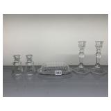 COVERED BUTTER, CANDLE STICKS