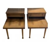 PAIR OF MCM SIDE TABLES MADE BY AMERICAN OF