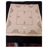 HOSPITALITY BIRDS PETITE CROSS STITCH TABLE COVER