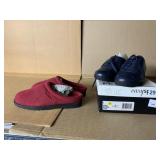 NEW EASY SPIRIT NAVY LEATHER LACE UP SHOES AND LL