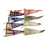 VINTAGE SOUVENIR PENNANTS