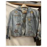JEAN JACKET, BROWN LORD & TAYLOR JACKET VERY SOFT