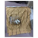 INSULATED DRAPES 49" X 43" TWO PANELS