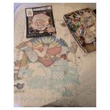 UNFINISHED CROSS STITCH PROJECT DEBBY MUM SUNNY