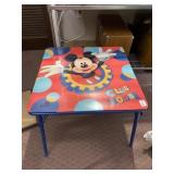 24X24 MICKEY MOUSE FOLDING TABLE, GOOD CONDITION!