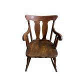 WOOD LADIES ROCKING CHAIR 20"W X 31"H X 18"D