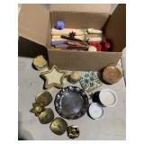 CANDLE HOLDERS & CANDLES