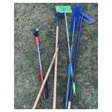 HOE, FLOOR DUSTERS ETC.