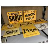 PENS PROMO SIGNS 1992