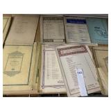 VINTAGE PIANO SHEET MUSIC AND LESSON BOOKS