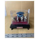 REPLICA CHINESE DRAWN CARRIAGE IN DISPLAY BOX,