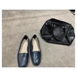 SHOES ENZO ANGIOLINI 7.5, PURSE MOSKOWITZ LEATHER
