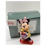 MERRY CHRISTMAS MINNIE DEPT. 56 METAL FIGURE