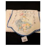 PRETTY LADIES EMBROIDERED DRESSER SCARVES