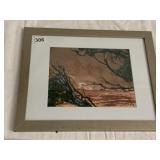 PRINT SIGNED BOTTOM RIGHT, 12.5 X 15.5