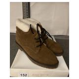 EASY SPIRIT SHERPA LINED SHORT BOOTS, SZ 7, MADE