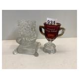 CONEY ISLAND SOUVENIR RUBY CUP AND ANIMAL CENTER