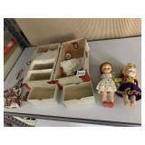 1958 GINGER DOLL IN TRAVEL CASE NICE COND. SEE