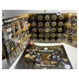 PITTS. STEELER COIN BOOK W/ COINS AND 1 WITHOUT