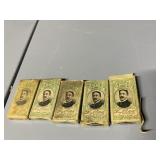 5 UNUSED KING C GILLETTE RAZOR BLADE PACKS