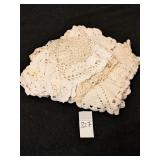 CROCHET DOILIES LOT SOME MATCHING DESIGNS