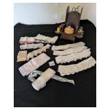 SEWING NOTIONS HANDMADE WOOD ROCKING CHAIR W