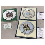 SCHMID CHRISTMAS COLLECTOR PLATES & ROYAL DOULTON