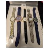 WRISTWATCHES GUESS SILVER LEATHER RUBBED THEO