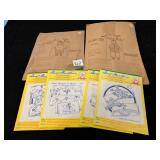 EZY MAKE ASIAN CLOTH DOLL KITS WITH FABRICS