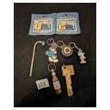 KEYRINGS SMURFS BUDWEISER NHL PENGUINS WEIGHT