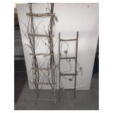 DECORATIVE TWIG LADDER 51" H
