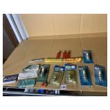 SPARK PLUGS, SAW CHAIN FILES, LIGHTERS, ETC.