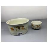 JEWEL TEA CUSTARD BOWL, CASSEROLE DISH