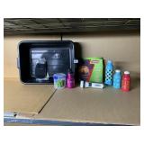 NEW COLEMAN CAMPING TOASTER, REUSABLE BOTTLES,