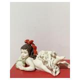 LENOX FIREPLACE COLLECTION SLEEPING GIRL 2.75" H