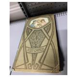 BINDER OF POSTCARDS CHRISTMAS SOME HANDMADE