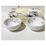LENOX MOONLIGHT GARDEN DIPPING BOWLS SET OF 2