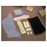 BOOT SOCKS/LEG WARMERS, BLUE SHAW, HAND CROCHETED