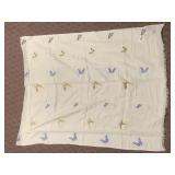 70X27 EMBROIDERED BUTTERFLY SCARF FROM THE MET