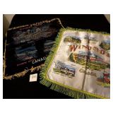 SOUVENIR FRINGED PILLOW COVERS VINTAGE WINDSOR