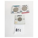 TWO SUSAN B ANTHONY DOLLAR COINS 1979-D 1979-P