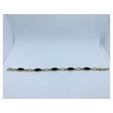 BRACELET 1/20 12K G.F. W/ OVAL STONES