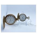 ELGIN POCKET WATCHES HUNTER 20 YEAR CASE AND 17J