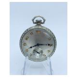 14K HAMILTON SOLID GOLD POCKET WATCH W/
